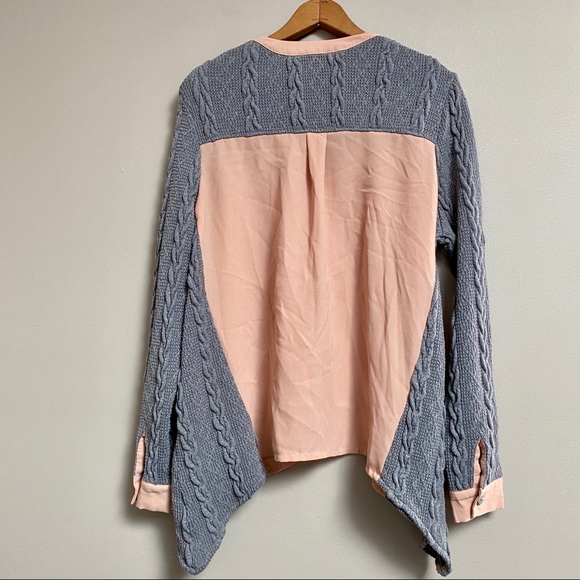 Hommage from Los Angeles mixed media top - Picture 7 of 8